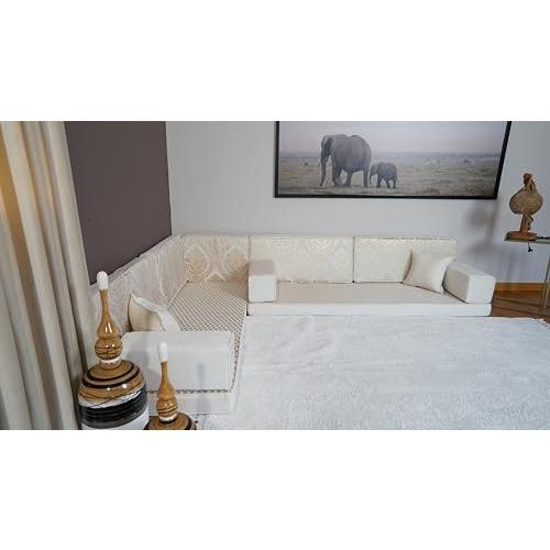【並行輸入品】 arabicsofa Arabic Majlis Sofa Seating Handmade Modular Floor S_7