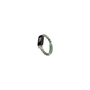 【並行輸入品】iLVANYA クリスタルビーズストレッチウォッチバンド Fitbit Inspire 3対応 ハンドメイド 幸運エネルギー チャの画像