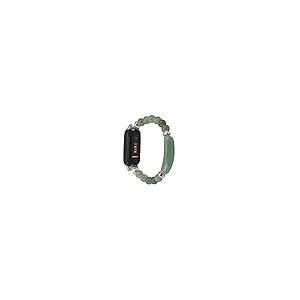 【並行輸入品】iLVANYA クリスタルビーズストレッチウォッチバンド Fitbit Inspire 3対応 ハンドメイド 幸運エネルギー チャの画像