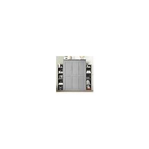 【並行輸入品】 Merax Full Size Murphy Bed with 2 Five Layer Cabinet, Modern Walの画像