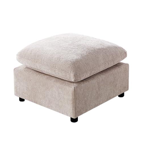 【並行輸入品】 VANOMi Upholstered Square Modular Ottoman for Modular Sectional_1