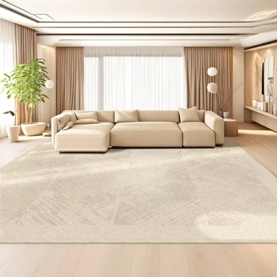 【並行輸入品】 Rugs for Living Room 6'x8'(71"x98") Living Room Carpet Cream Sty