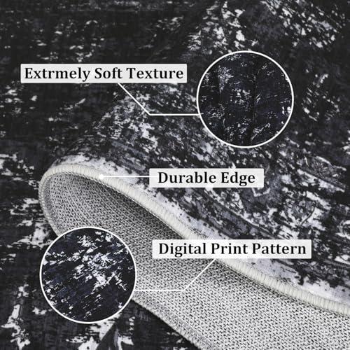 【並行輸入品】 GarveeHome Area Rug 6x9 Rugs for Living Room Non Slip Washable R_4