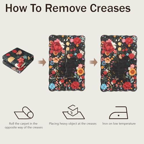 【並行輸入品】 NoiFamo Washable Rugs for Living Room: 6x9 Area Rugs for Bedroom_4
