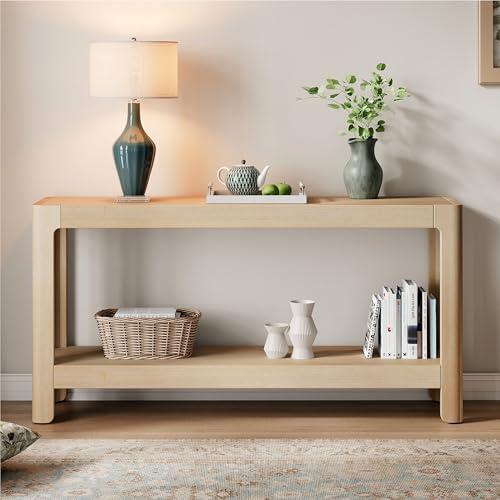 【並行輸入品】 Modern Farmhouse Console Table， Entryway Table with Premium Wood_1