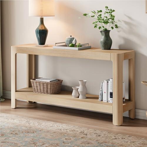 【並行輸入品】 Modern Farmhouse Console Table， Entryway Table with Premium Wood_4
