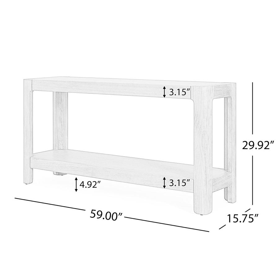 【並行輸入品】 Modern Farmhouse Console Table， Entryway Table with Premium Wood_6