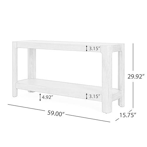 【並行輸入品】 Modern Farmhouse Console Table， Entryway Table with Premium Wood_7