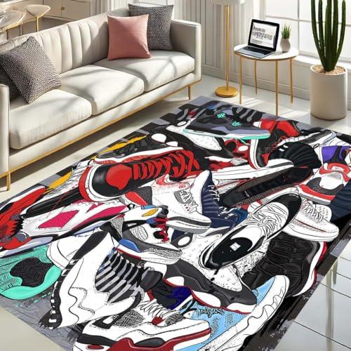 【並行輸入品】スニーカーラグ、Hypebeast装飾、クールスニーカーシューズカーペット、アーバンスタイルラグ Sneaker Rug， Hyp_7