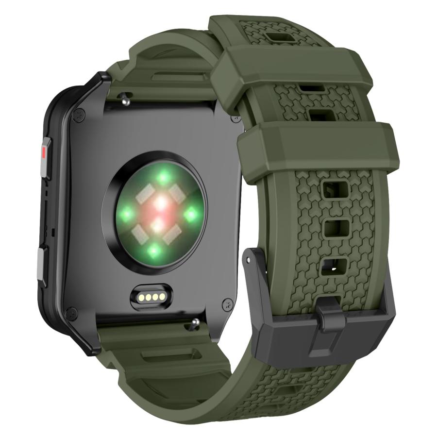 【並行輸入品】ISABAKE 24mm 腕時計バンド クイックリリースラバーストラップ Suunto 9 Baro Copper用交換用 Spa_2