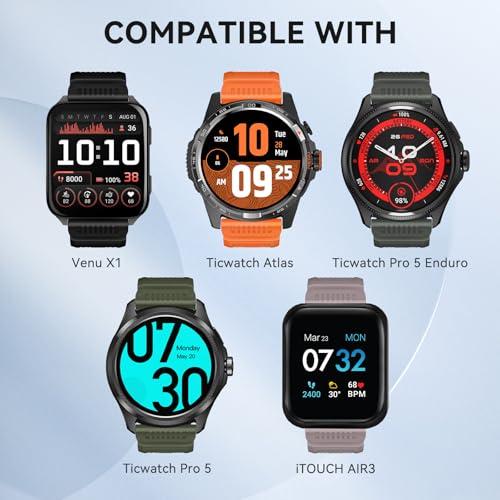 【並行輸入品】ISABAKE 24mm 腕時計バンド クイックリリースラバーストラップ Suunto 9 Baro Copper用交換用 Spa_6