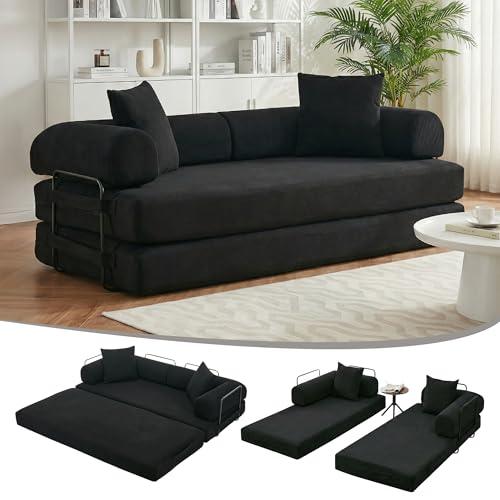 【並行輸入品】 MAKIAAP 78.5'' Convertible Folding Sofa Bed, 5 インチ 1 Modular Floo