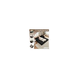 【並行輸入品】 MAKIAAP 78.5'' Convertible Folding Sofa Bed, 5 インチ 1 Modular Floo