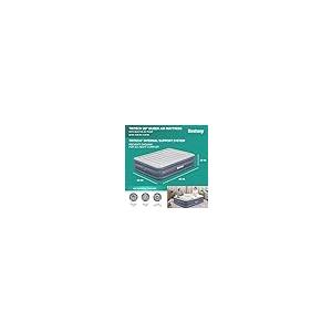 【並行輸入品】 Bestway 2 Pack Tritech Airbed， Queen Sized 20" Thick Durable Com_4