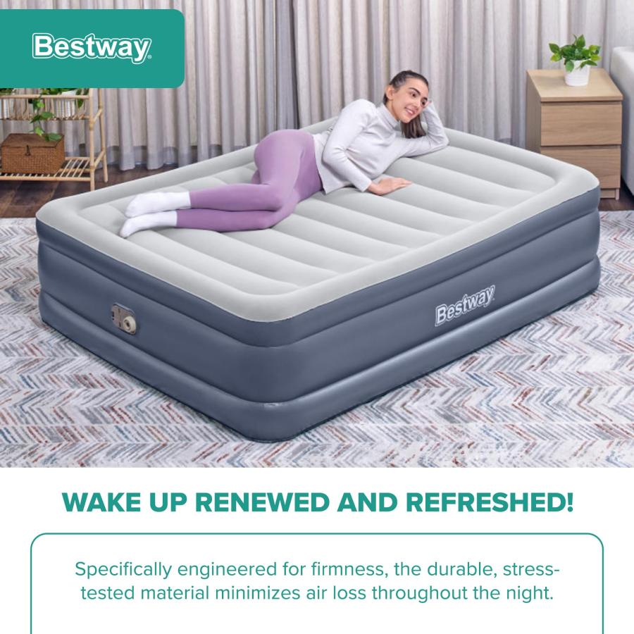 【並行輸入品】 Bestway 2 Pack Tritech Airbed， Queen Sized 20" Thick Durable Com_8