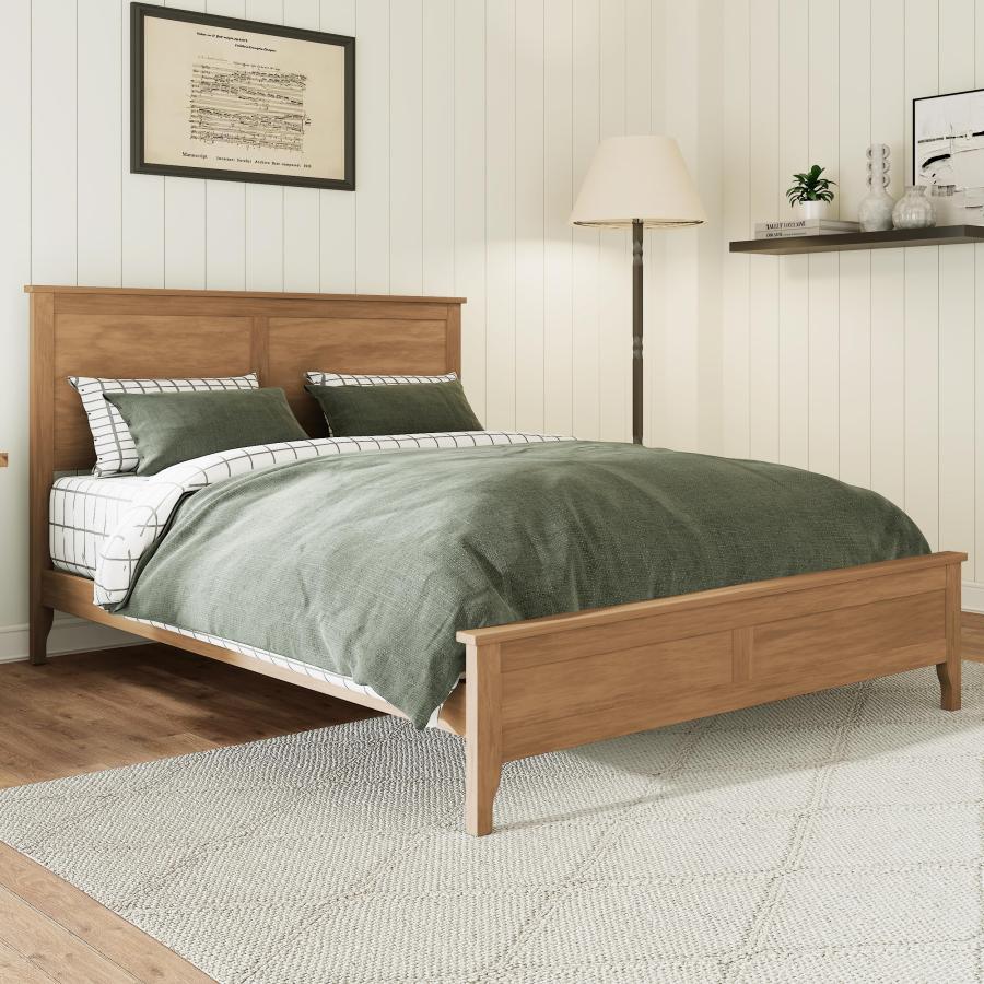 【並行輸入品】 JIVOIT Queen Size Wood Platform Bed Frame with Headboard， Modern