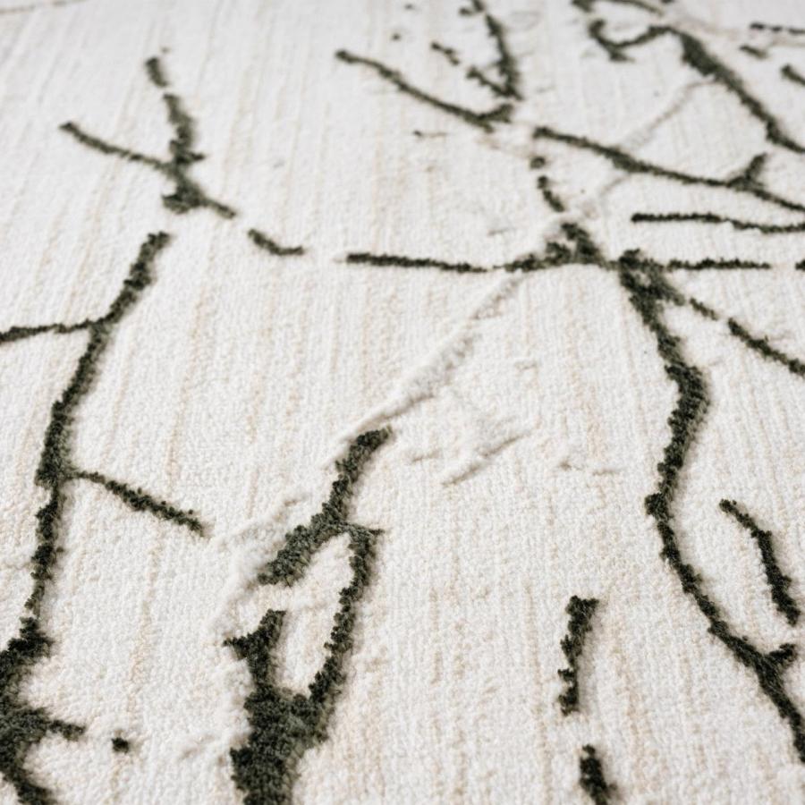 【並行輸入品】 LUXE WEAVERS Modern Abstract Nature Cream Green 2x3 Entryway Rug_6