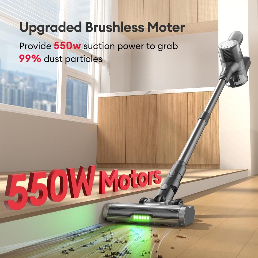 【並行輸入品】 Ultenic Cordless Vacuum Cleaner， 550W 50Kpa Stick Vacuum with Ca_3