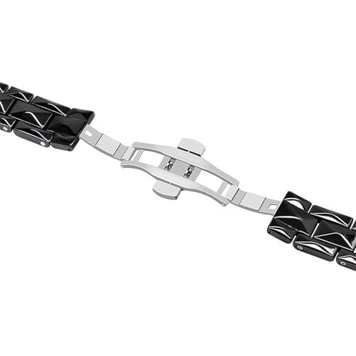 【並行輸入品】 ECPGPMDLDT Ceramic Watch Straps for Men Women Universal Replacem_7