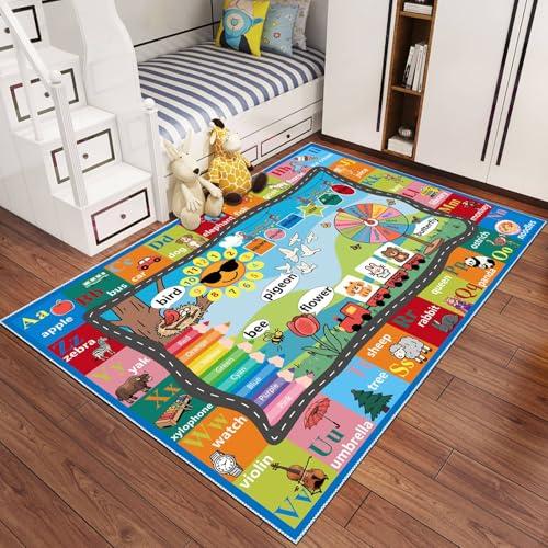 並行輸入品】TYKTZXY ABCラグ 63x95インチ、滑り止めアルファベット