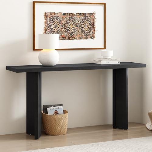 【並行輸入品】 Knocbel Entryway Console Table with Pine Veneer and Geometric Le