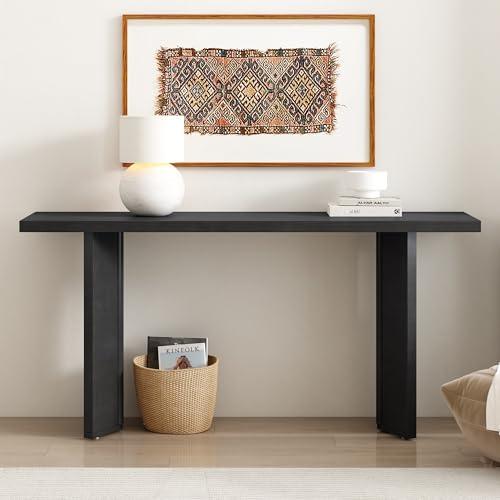 【並行輸入品】 Knocbel Entryway Console Table with Pine Veneer and Geometric Le