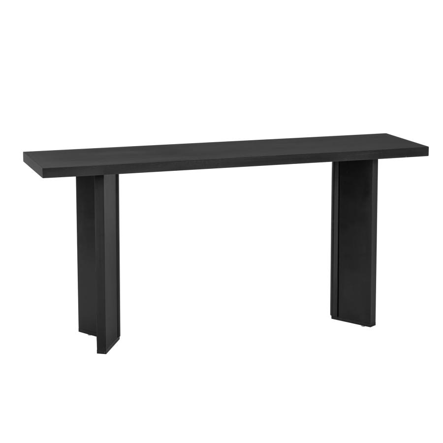 【並行輸入品】 Knocbel Entryway Console Table with Pine Veneer and Geometric Le