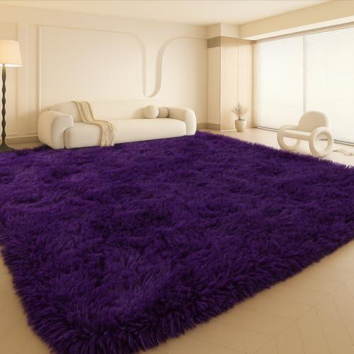【並行輸入品】 Mtandyx Large 9x12 Area Rug for Living Room， Soft Shag Rugs for_1