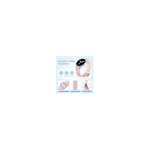 【並行輸入品】LETOID (レトイド) Samsung Galaxy Watchバンド 女性用 キラキラ光る伸縮性ナイロンストラップ Sams_5