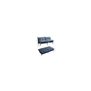 【並行輸入品】 Convertible Futon Sofa Bed， 72" Loveseat Couch with 3 Level Adju_5