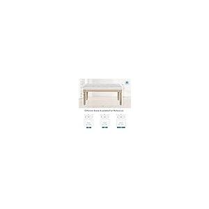 【並行輸入品】 UDAX Linen Entryway Bench， Upholstered Button End of Bed Bench，