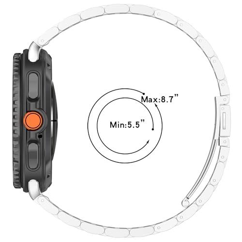 【並行輸入品】 Metal Bands Compatible for Samsung Galaxy Watch 8， Galaxy Watch