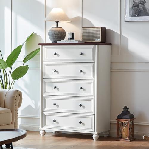 【並行輸入品】 RWYHG Farmhouse Dressers and Nightstand Set of 2，Wood 31.5" Wide_7