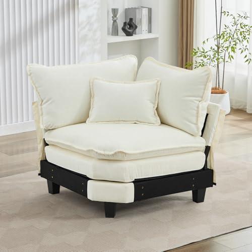 【並行輸入品】 OQQOEE Corner Seat for Sectional Sofa， Modular Cloud Couch with_1