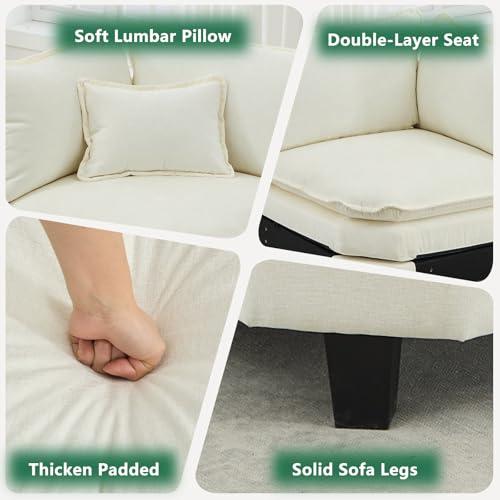 【並行輸入品】 OQQOEE Corner Seat for Sectional Sofa， Modular Cloud Couch with_4