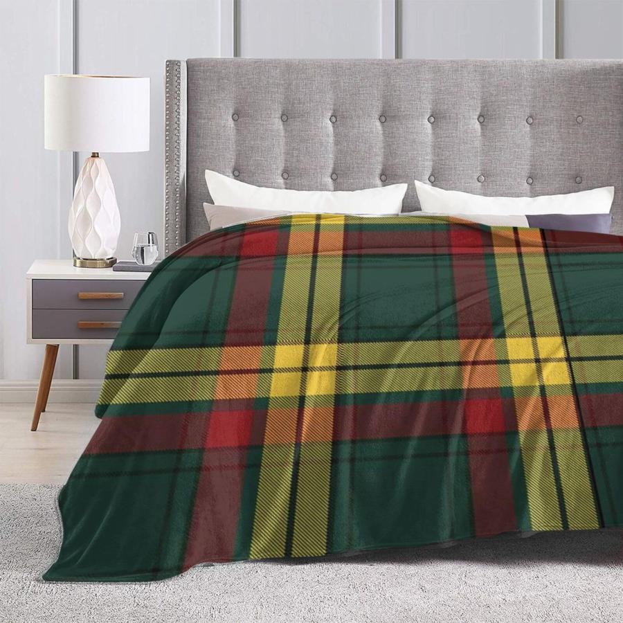 【並行輸入品】 Clan MacMillan Tartan Advanced Soft Blanket80 X60 Lightweight_9