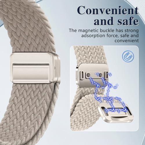 【並行輸入品】 VanHooc Magnetic Braided Watch Bands Compatible with Galaxy Watc_3