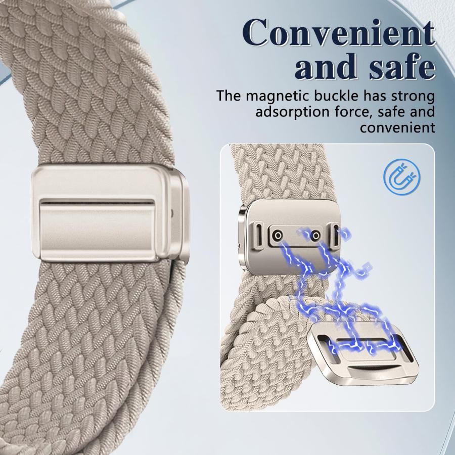 【並行輸入品】 VanHooc Magnetic Braided Watch Bands Compatible with Galaxy Watc_5