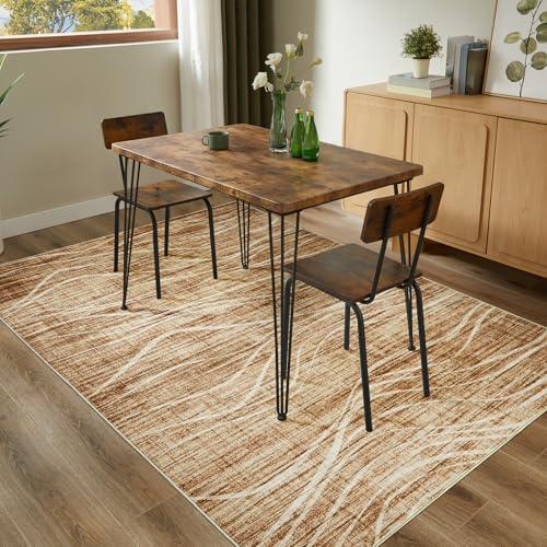 【並行輸入品】 WITSHOCK 6x9 Living Room Rug Washable Area Rug Modern Abstract R_7