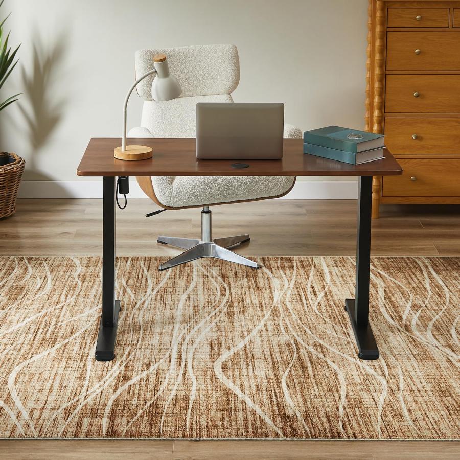 【並行輸入品】 WITSHOCK 6x9 Living Room Rug Washable Area Rug Modern Abstract R_9