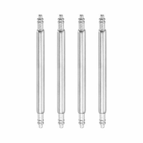 【並行輸入品】HARFINGTON 25mm 腕時計スプリングバー 厚さ1.8mm バンドピン ダブルフリンジ ステンレススチール 交換用ピン