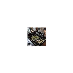 【並行輸入品】 Fouiunler Stars Moon and Sun Modern Area Rug 5x7ft Witch Decor Aの画像