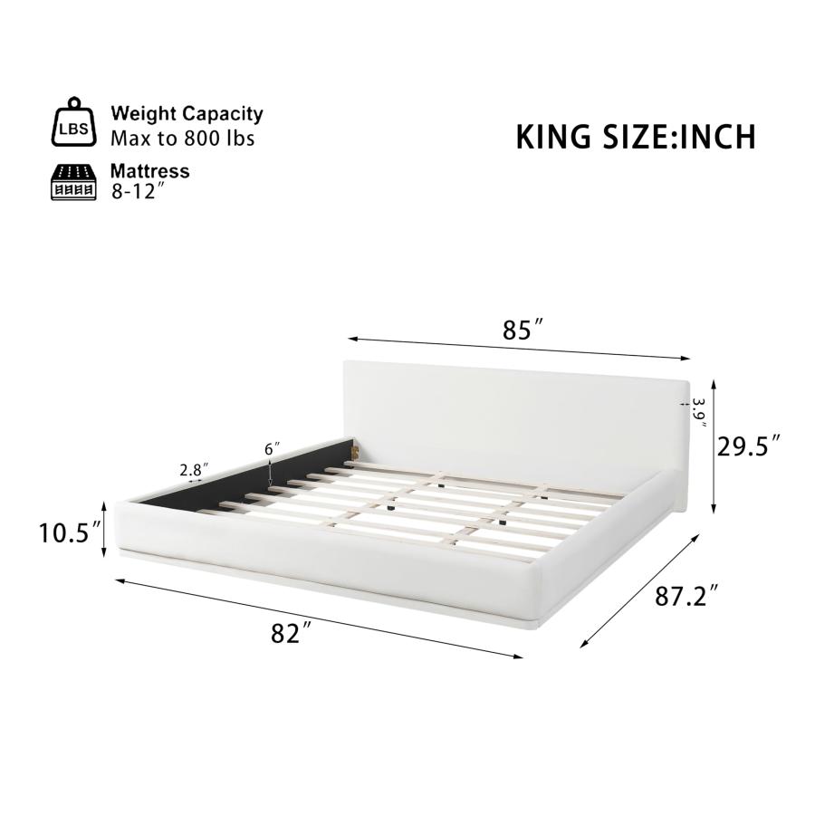 【並行輸入品】 THINK 30 Soft and Comfortable Upholstered Bed. Luxurious and Coz_3