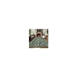 【並行輸入品】GarveeHome 洗えるラグ GarveeHome Boho Green Rugs for Living Room， Vint_2