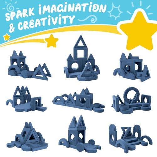 【並行輸入品】 Nevsokio 16PCS Modular Kids Play Couch Versatile Toddler Sofa Be_4