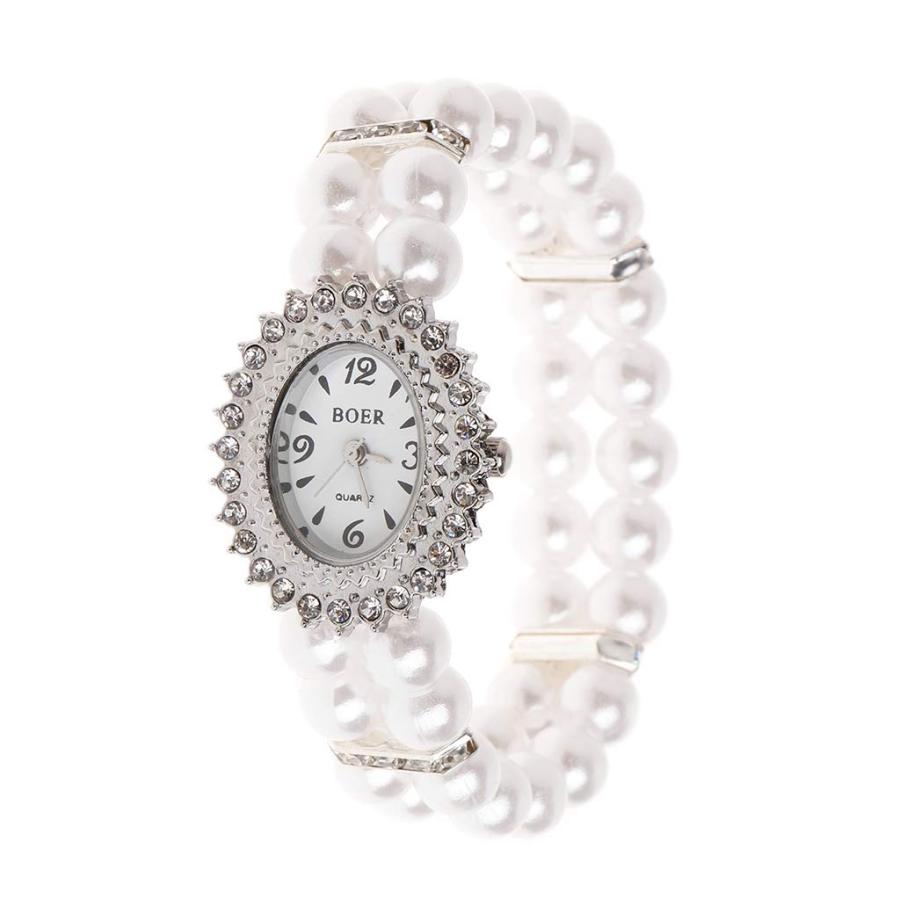 【並行輸入品】 CAZSTYK Women Watch Simulated Pearl for Rhinestone Luxury Fashioの画像