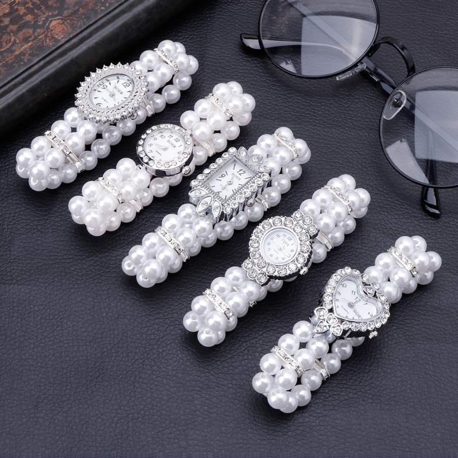 【並行輸入品】 CAZSTYK Women Watch Simulated Pearl for Rhinestone Luxury Fashioの画像