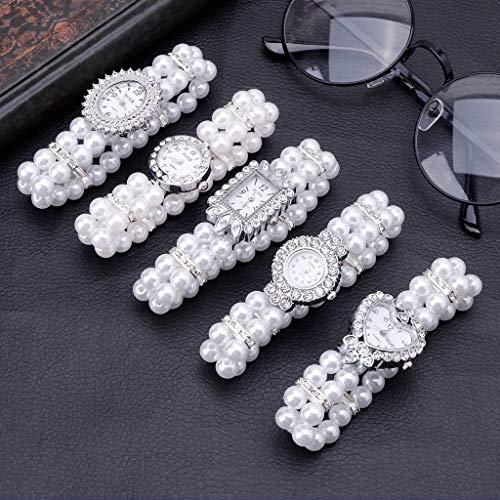 【並行輸入品】 CAZSTYK Women Watch Simulated Pearl for Rhinestone Luxury Fashioの画像