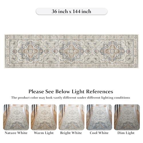 【並行輸入品】 EiniHliw Washable Hallway Runner Rug 3x12 Floor Carpet Rug Dis_4