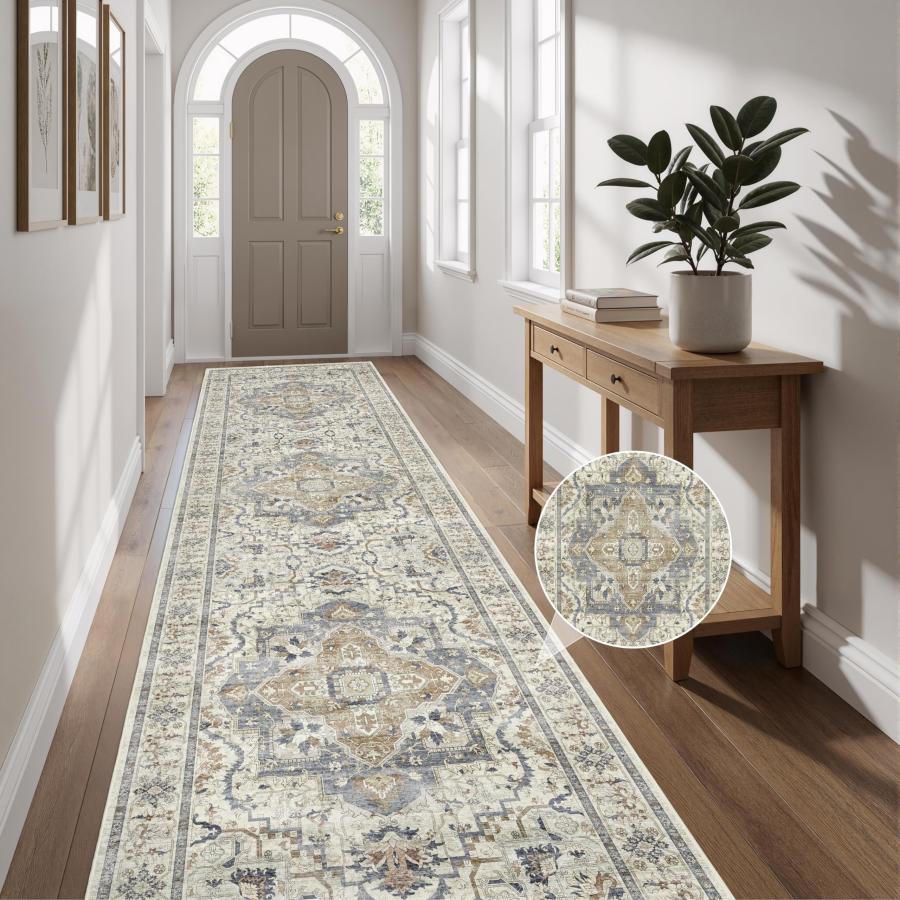 【並行輸入品】 EiniHliw Washable Hallway Runner Rug 3x12 Floor Carpet Rug Dis_6